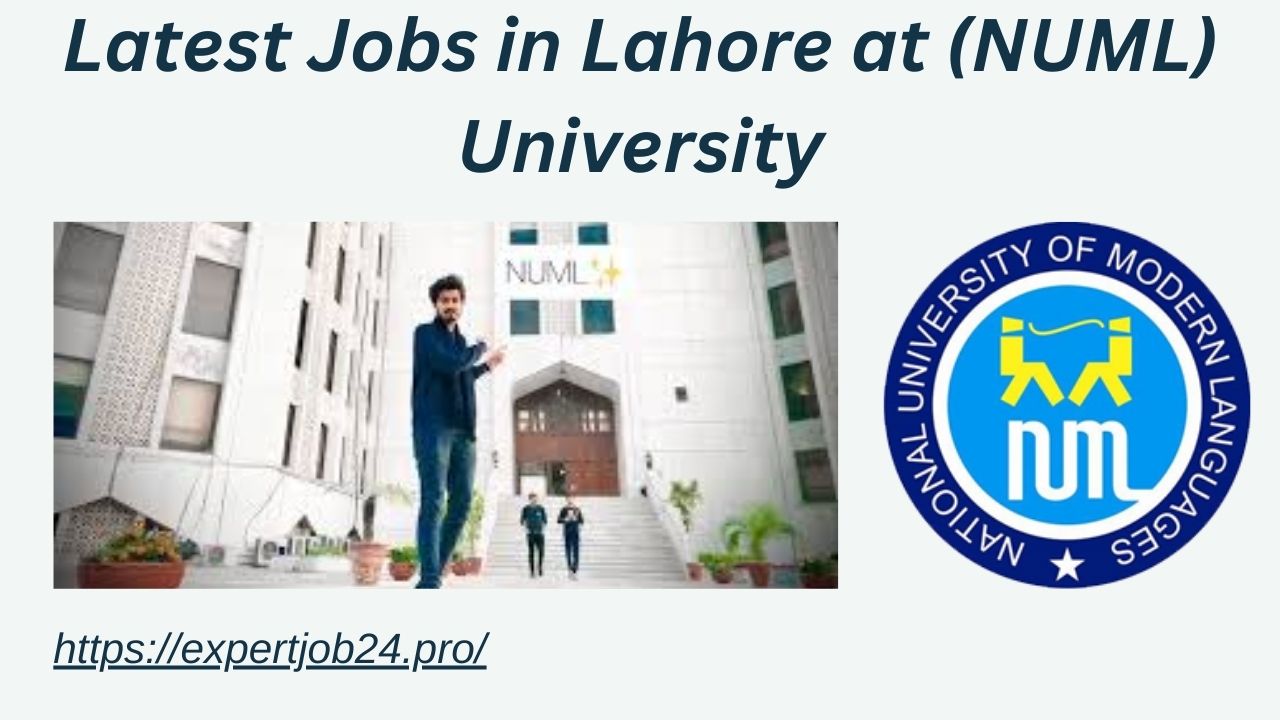 Latest Jobs in Lahore at (NUML) University